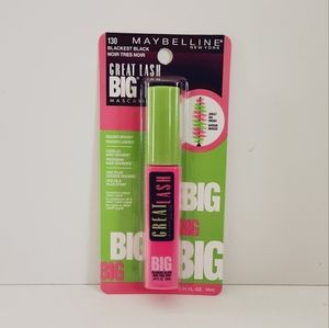 ⭐4/$15 Maybelline Great Lash Big Washable Mascara Blackest Black